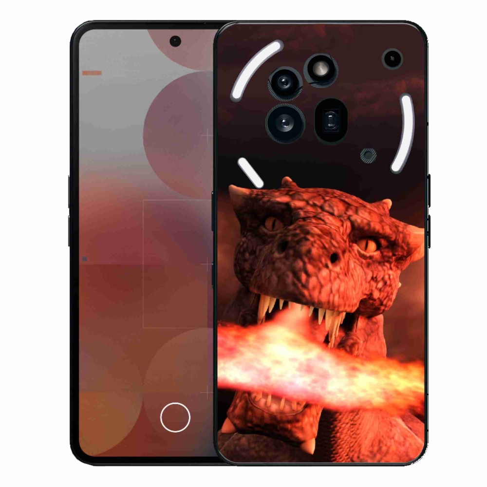 Gelový kryt mmCase na Nothing Phone (3a) Pro - drak