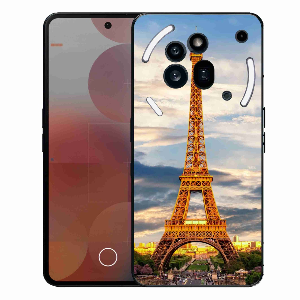 Gelový kryt mmCase na Nothing Phone (3a) Pro - eiffelova věž 3