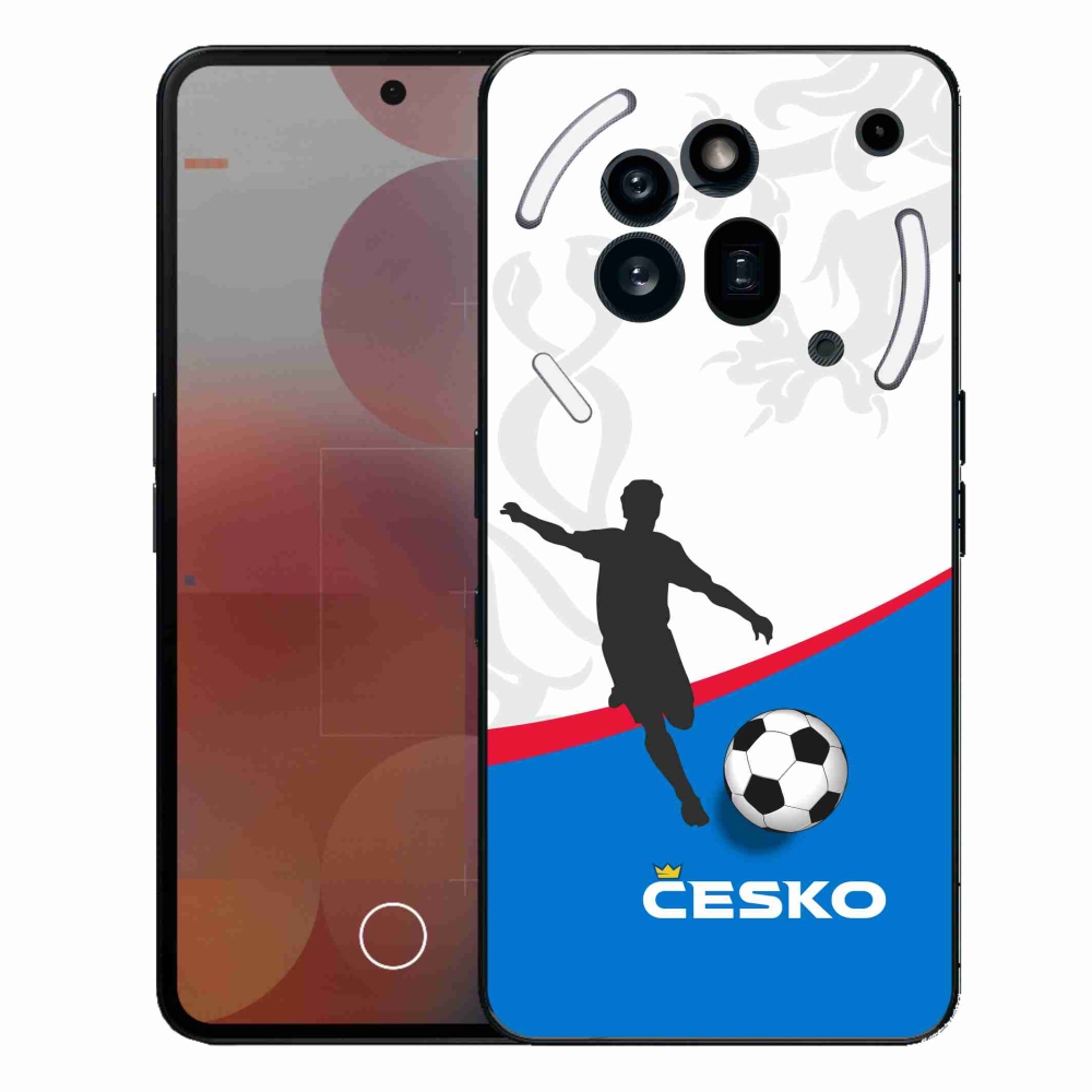 Gelový kryt mmCase na Nothing Phone (3a) Pro - fotbal Česko 1