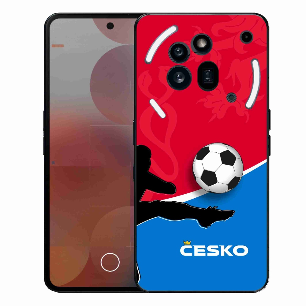 Gelový kryt mmCase na Nothing Phone (3a) Pro - fotbal Česko 2