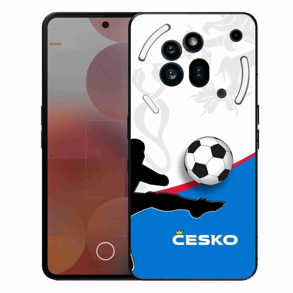 Gelový kryt mmCase na Nothing Phone (3a) Pro - fotbal Česko 3