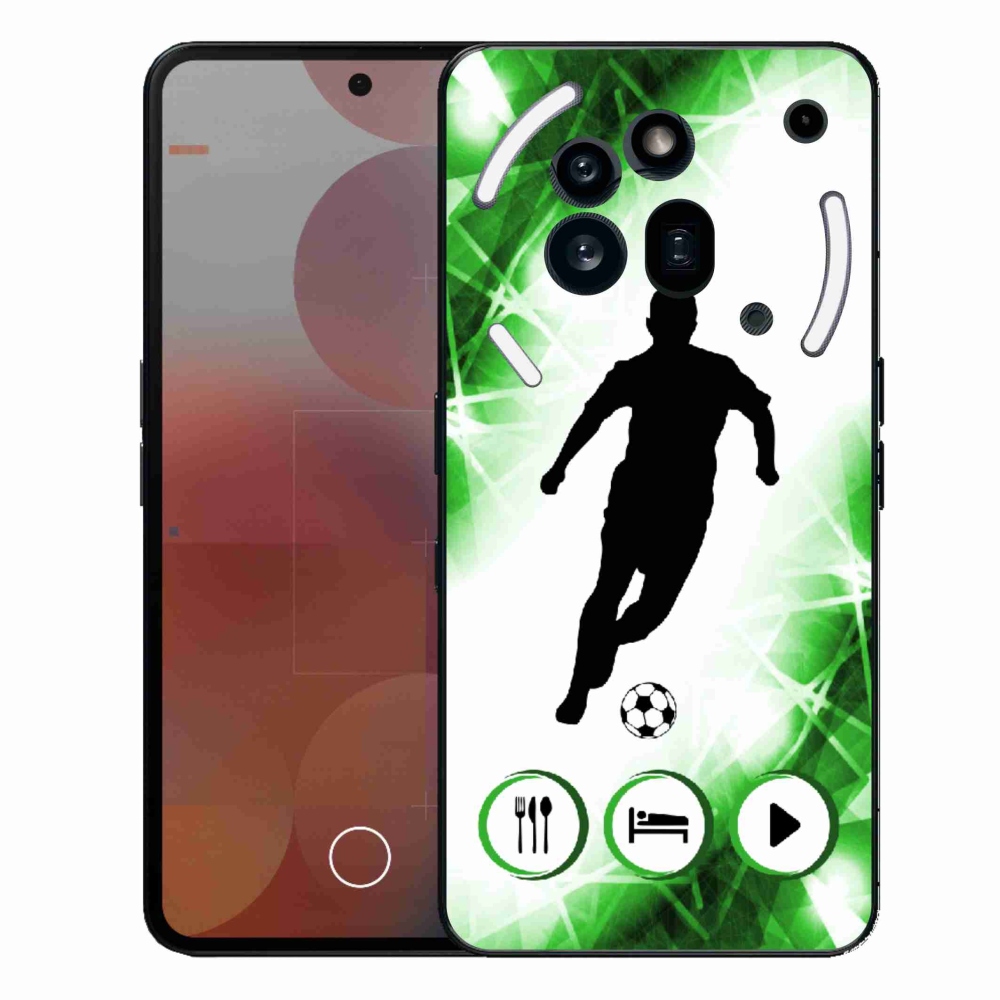 Gelový kryt mmCase na Nothing Phone (3a) Pro - fotbalista