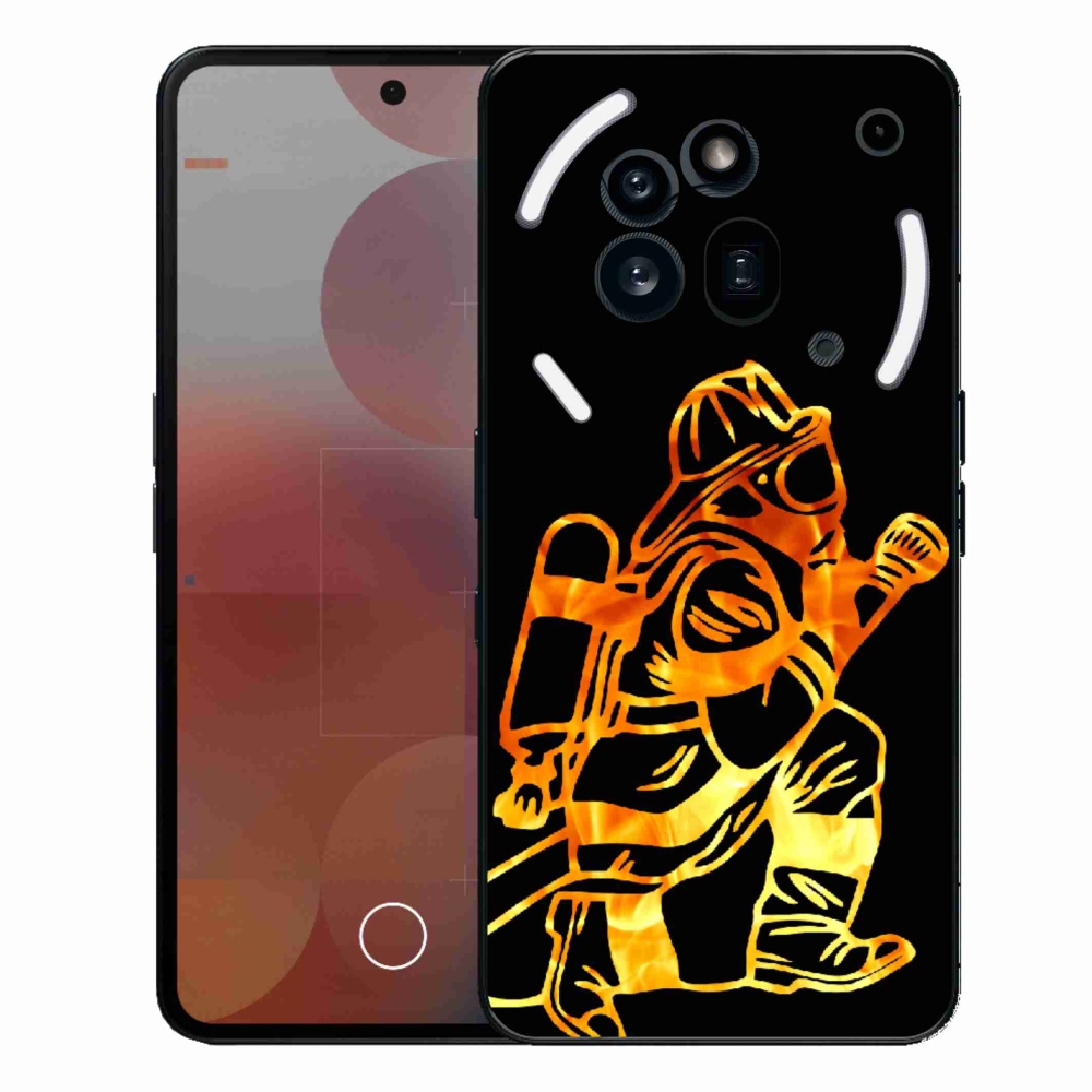 Gelový kryt mmCase na Nothing Phone (3a) Pro - hasič 1