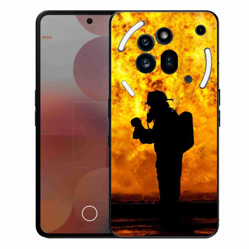 Gelový kryt mmCase na Nothing Phone (3a) Pro - hasič
