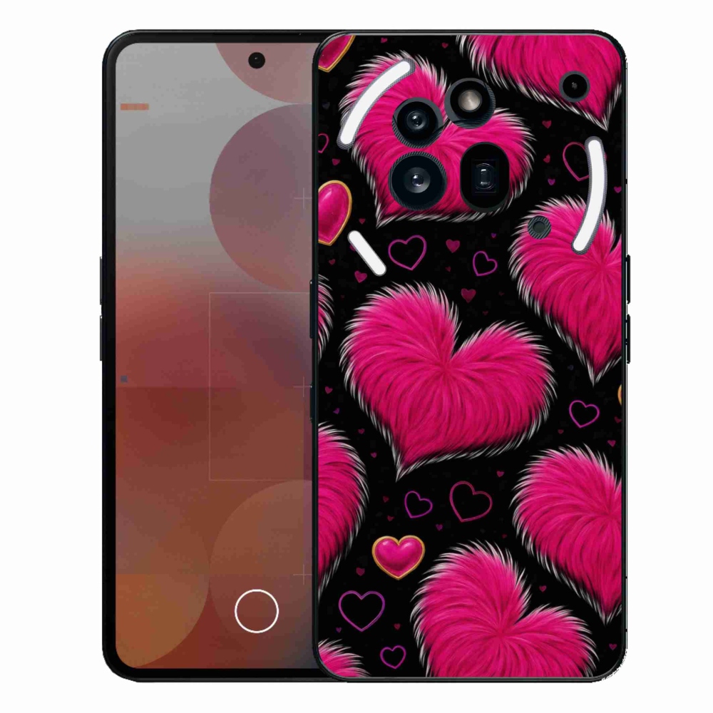 Gelový kryt mmCase na Nothing Phone (3a) Pro - hebká srdce