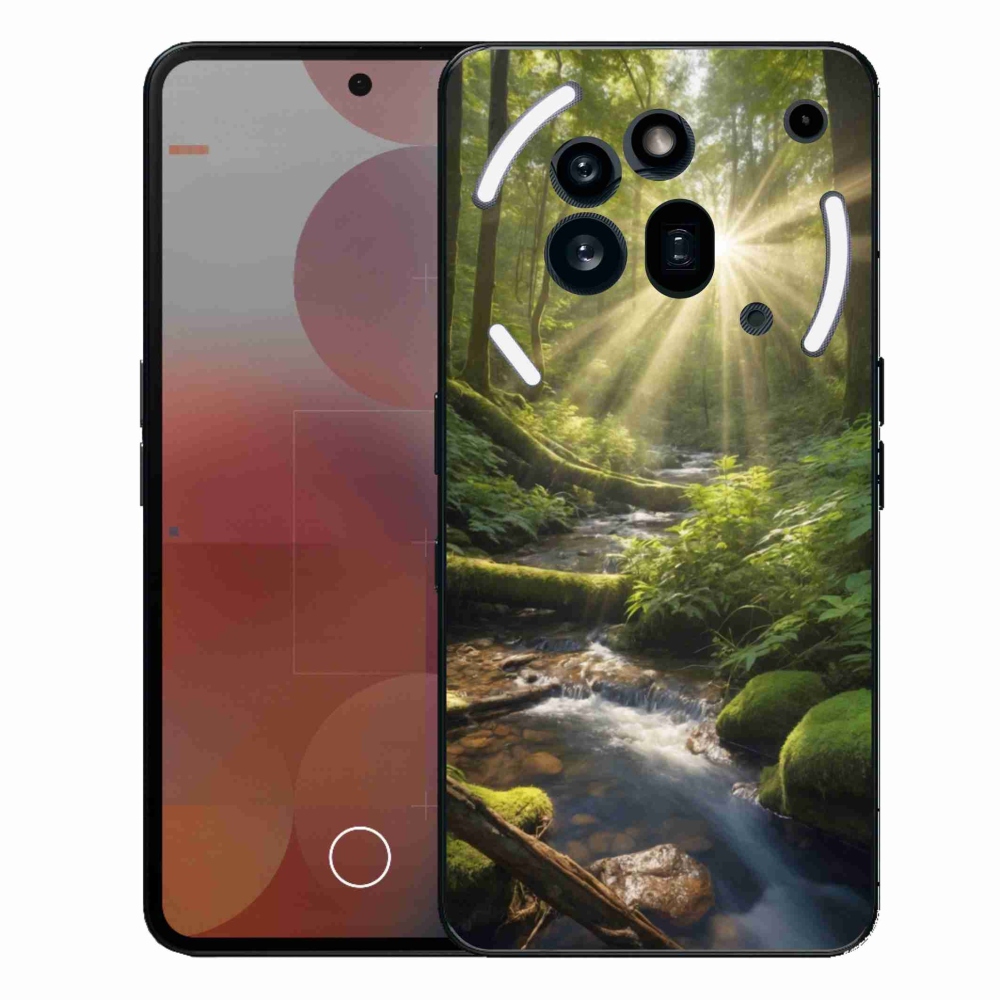 Gelový kryt mmCase na Nothing Phone (3a) Pro - hlubina lesa