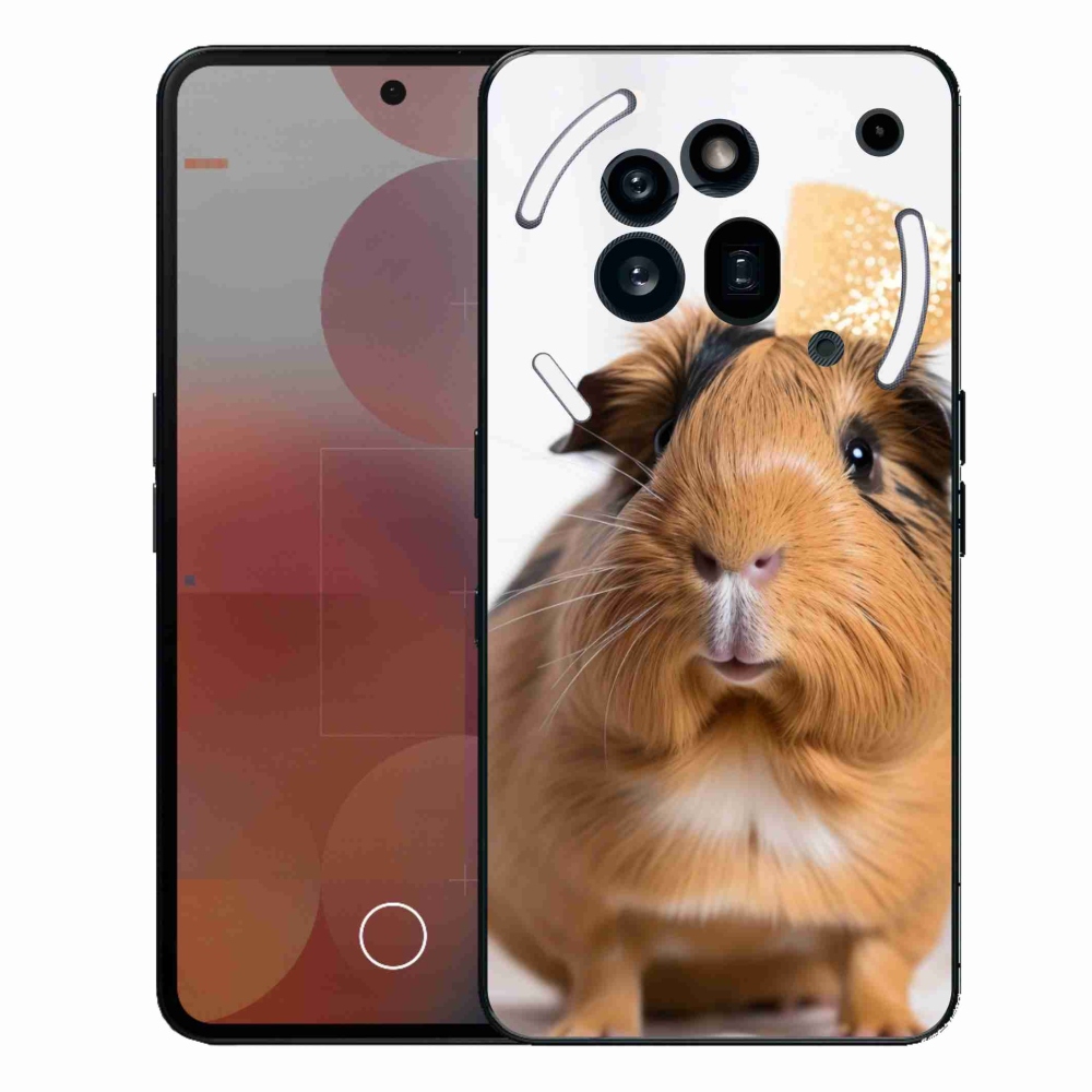Gelový kryt mmCase na Nothing Phone (3a) Pro - hnědé morče