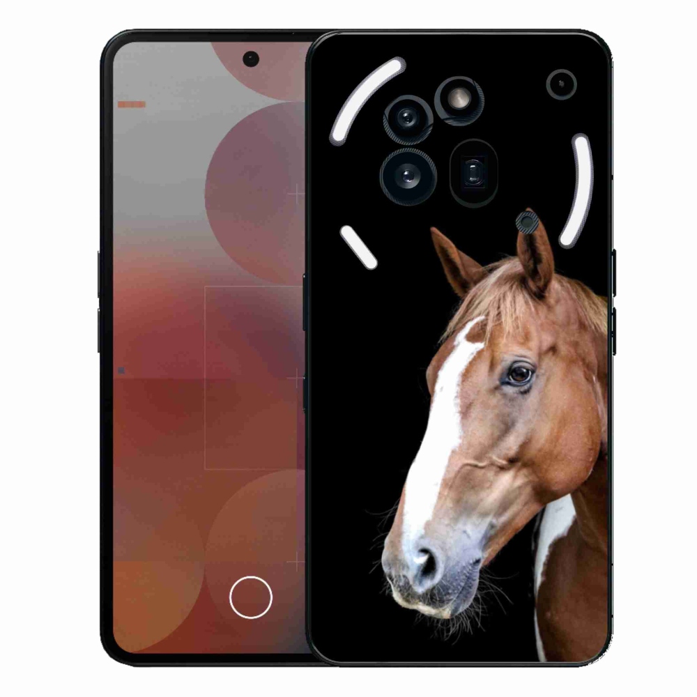 Gelový kryt mmCase na Nothing Phone (3a) Pro - hnědý kůň 3