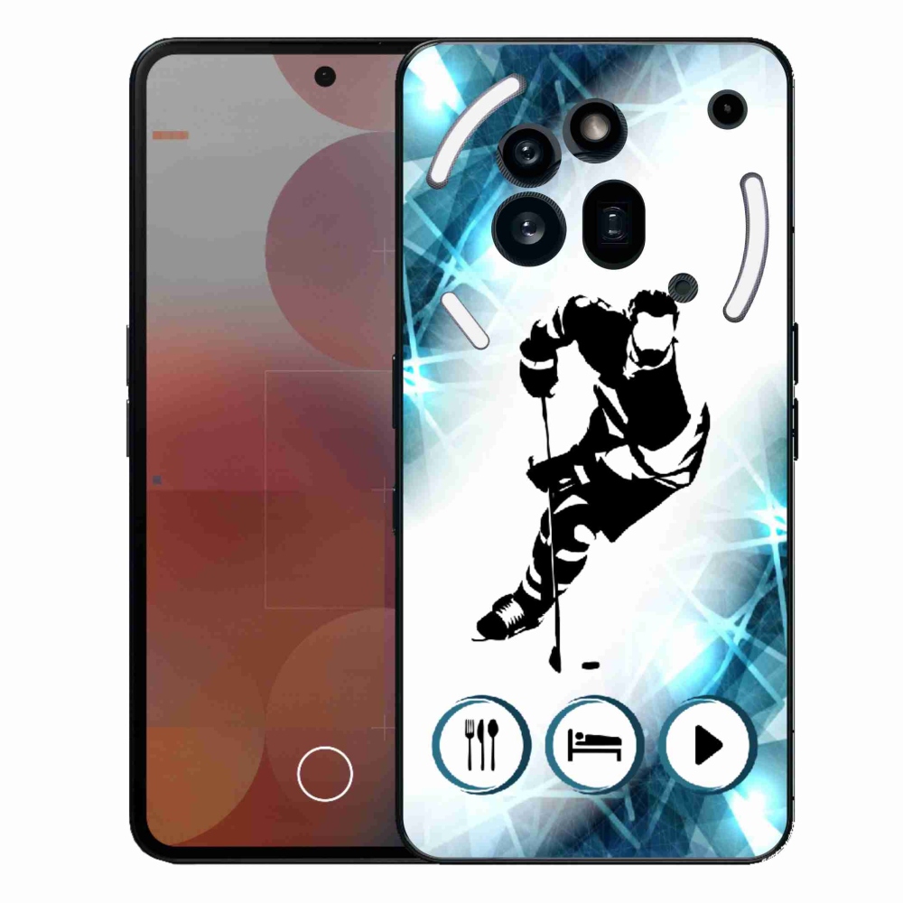 Gelový kryt mmCase na Nothing Phone (3a) Pro - hokej 1
