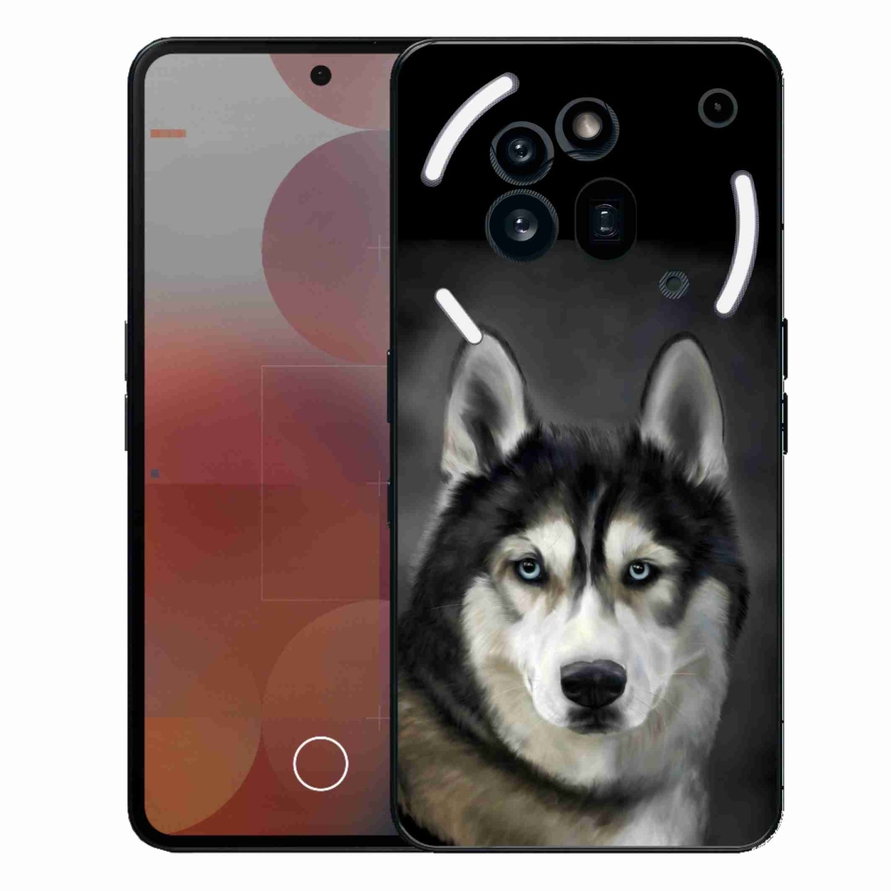 Gelový kryt mmCase na Nothing Phone (3a) Pro - husky