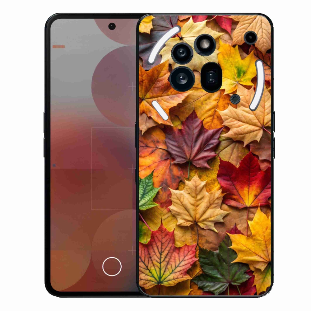 Gelový kryt mmCase na Nothing Phone (3a) Pro - javorové listy 2