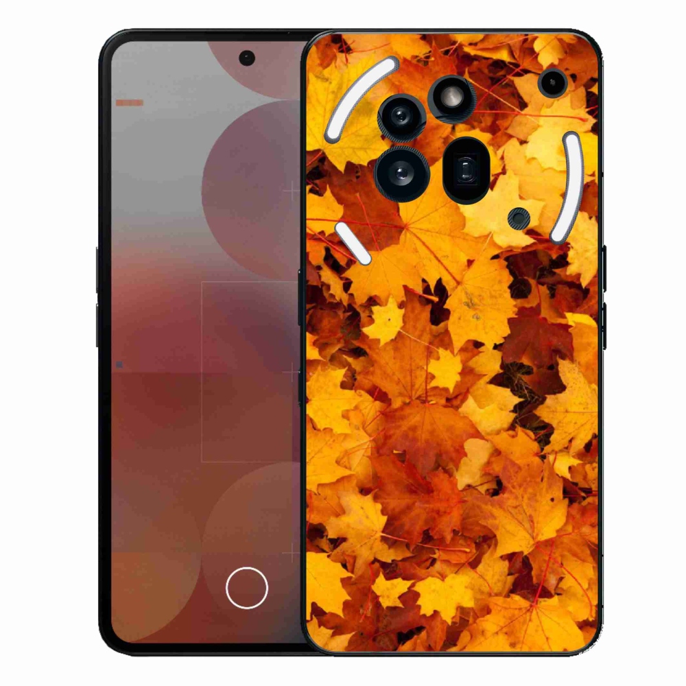 Gelový kryt mmCase na Nothing Phone (3a) Pro - javorové listy