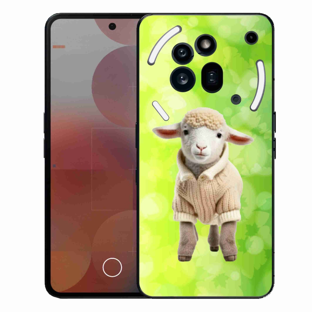 Gelový kryt mmCase na Nothing Phone (3a) Pro - jehně ve svetru