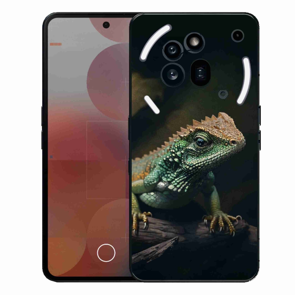 Gelový kryt mmCase na Nothing Phone (3a) Pro - ještěr