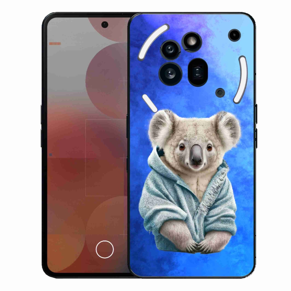 Gelový kryt mmCase na Nothing Phone (3a) Pro - koala ve svetru
