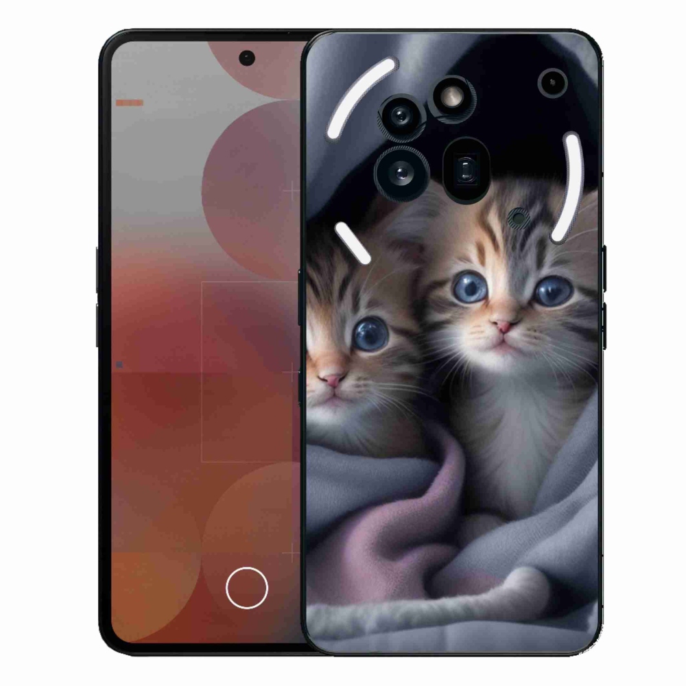 Gelový kryt mmCase na Nothing Phone (3a) Pro - kočičí duo 2