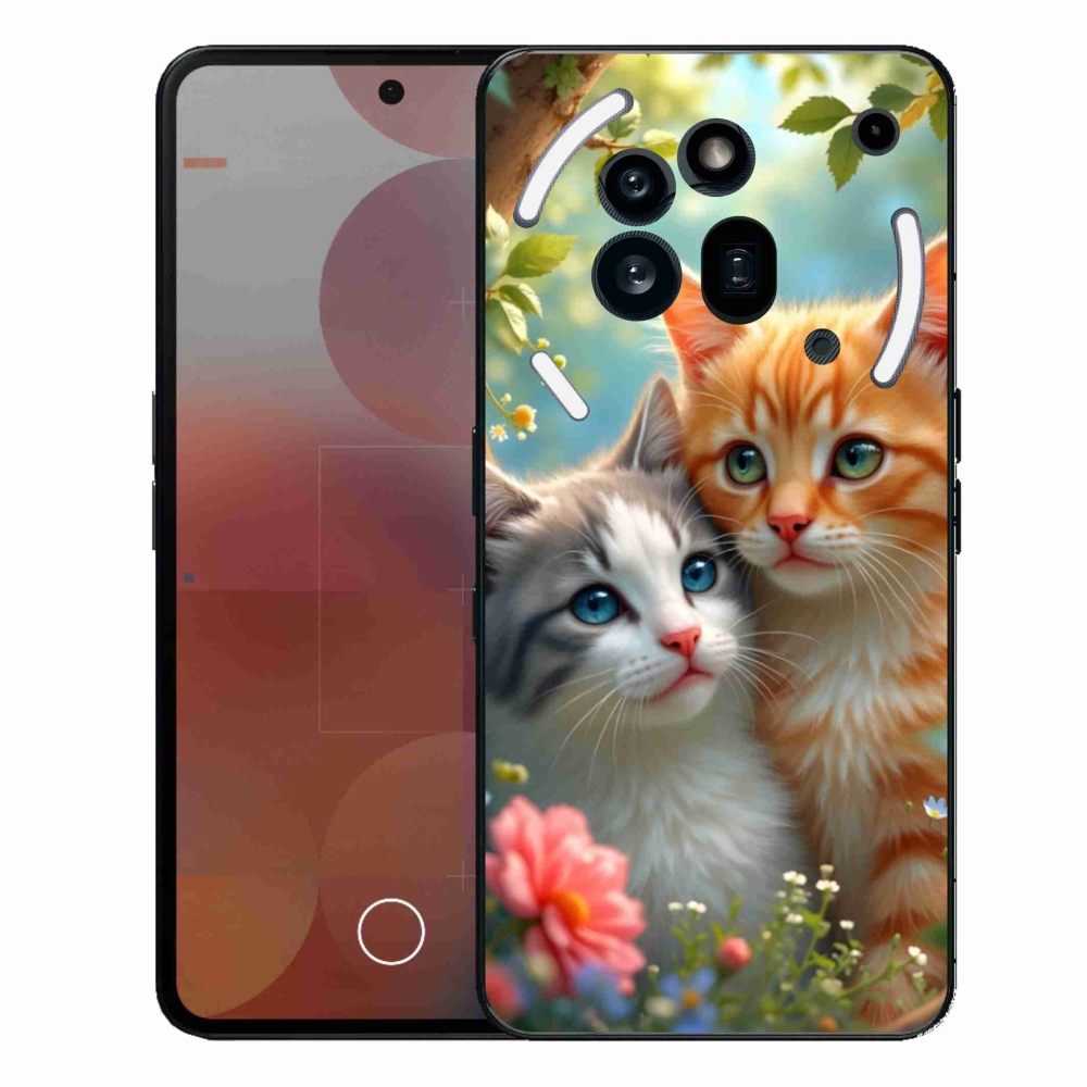 Gelový kryt mmCase na Nothing Phone (3a) Pro - kočičí láska 2