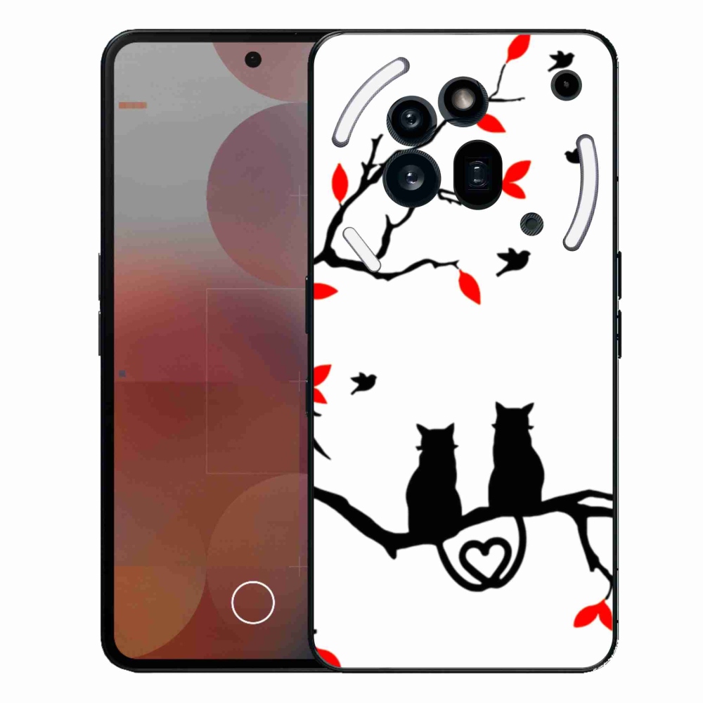 Gelový kryt mmCase na Nothing Phone (3a) Pro - kočičí láska