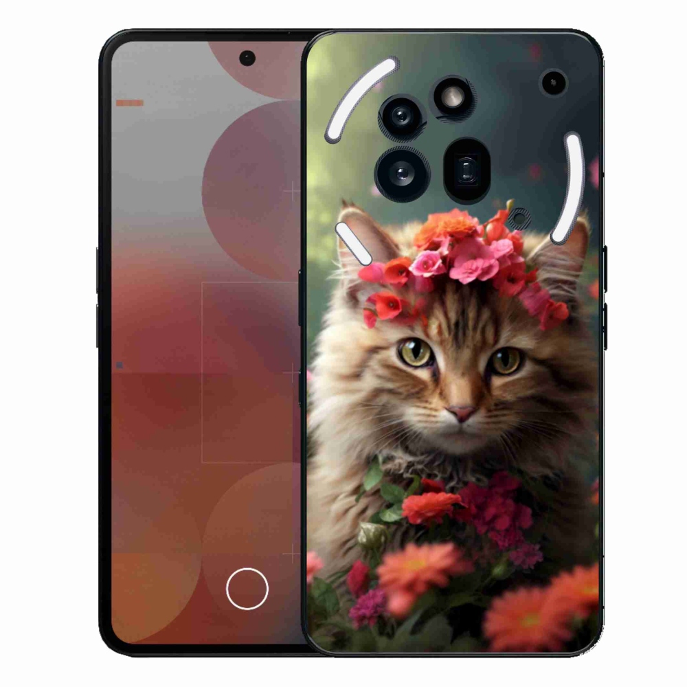 Gelový kryt mmCase na Nothing Phone (3a) Pro - kočíčí princezna