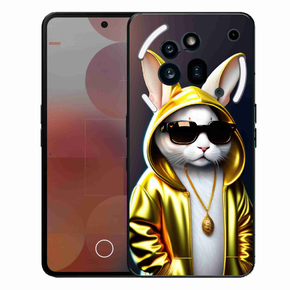 Gelový kryt mmCase na Nothing Phone (3a) Pro - kočka boss