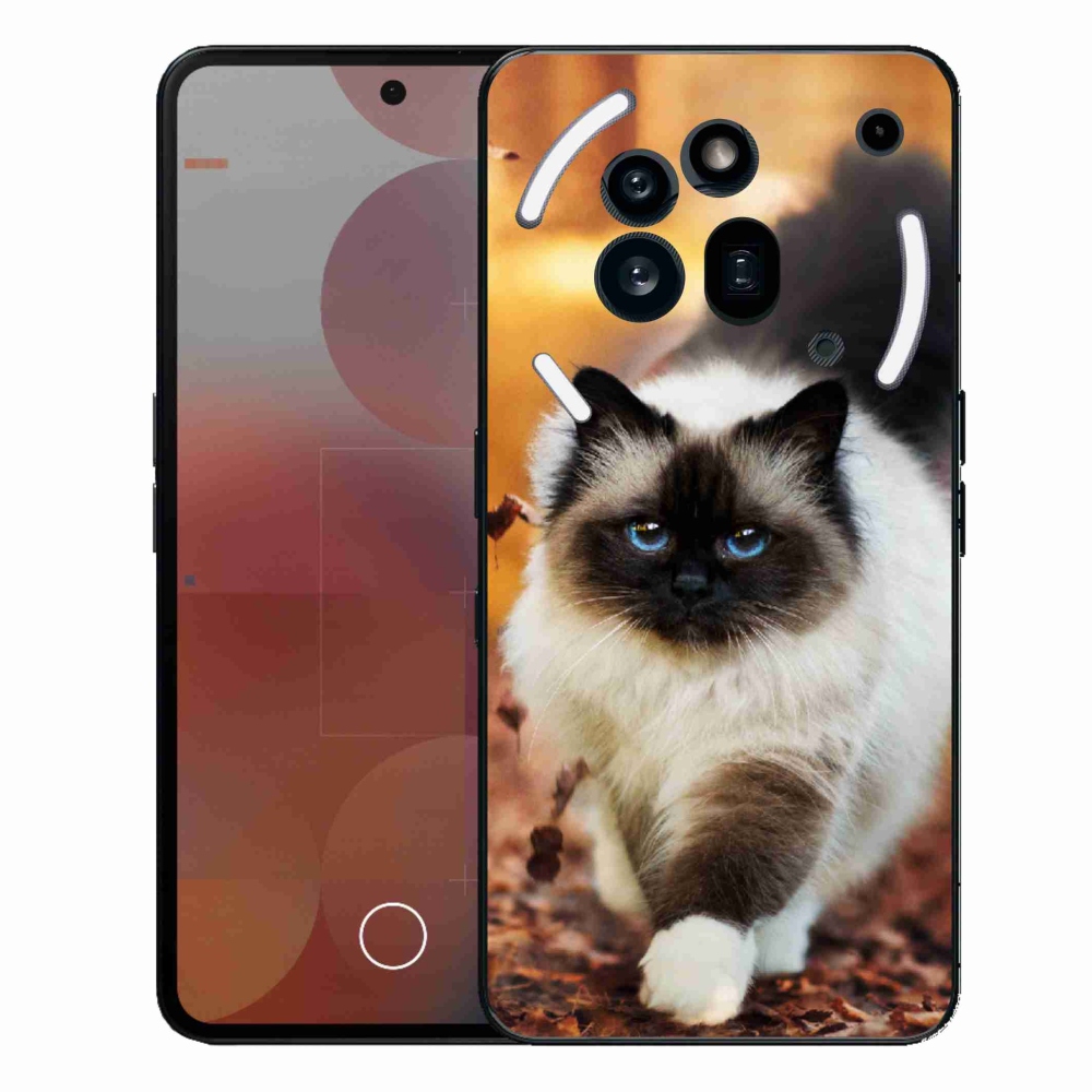 Gelový kryt mmCase na Nothing Phone (3a) Pro - kočka