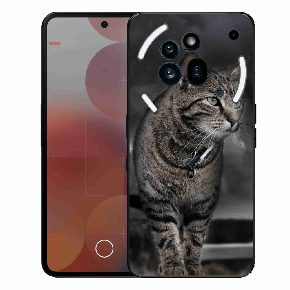 Gelový kryt mmCase na Nothing Phone (3a) Pro - kočka