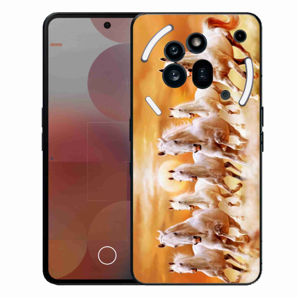 Gelový kryt mmCase na Nothing Phone (3a) Pro - koně 2