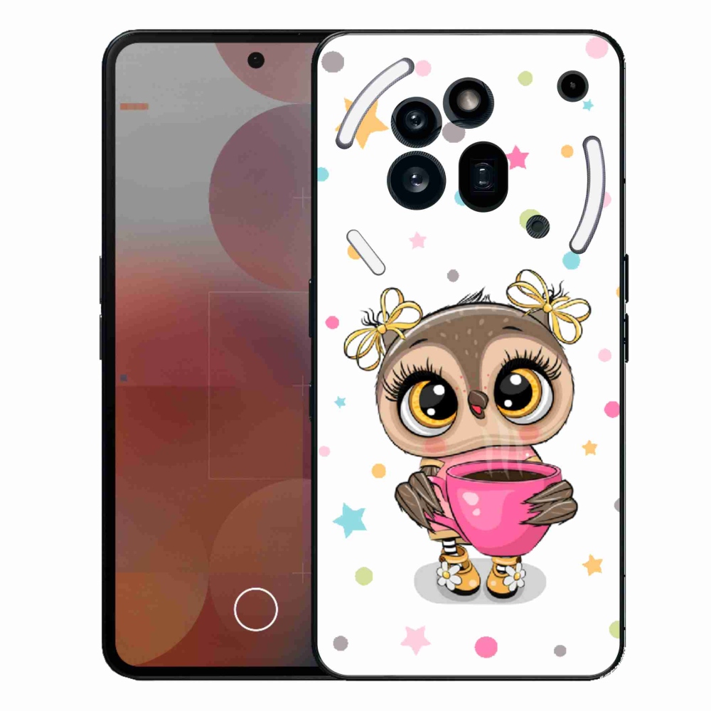 Gelový kryt mmCase na Nothing Phone (3a) Pro - kreslená sovička