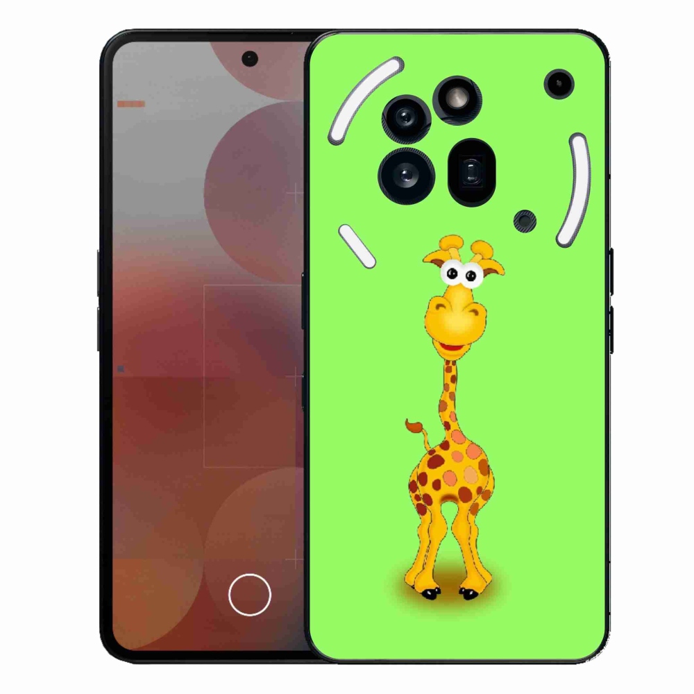 Gelový kryt mmCase na Nothing Phone (3a) Pro - kreslená žirafa