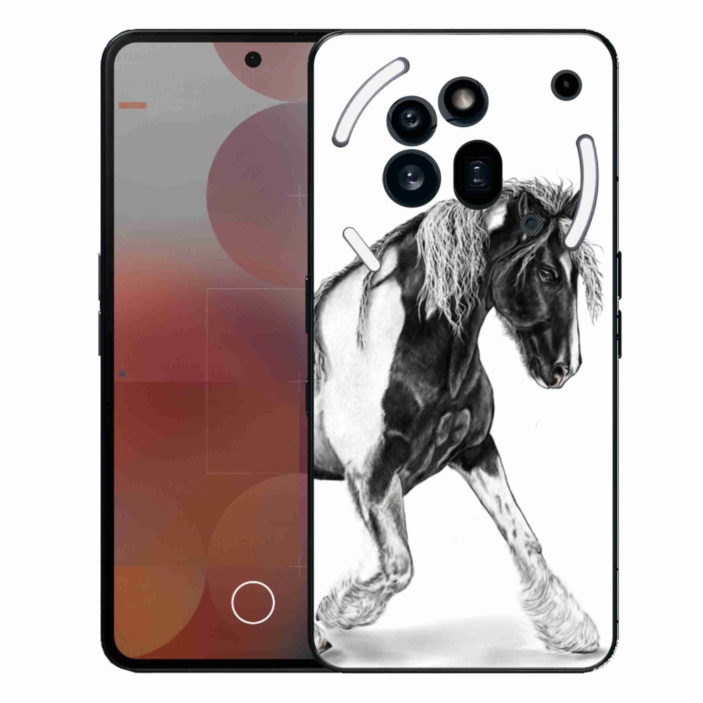Gelový kryt mmCase na Nothing Phone (3a) Pro - kůň