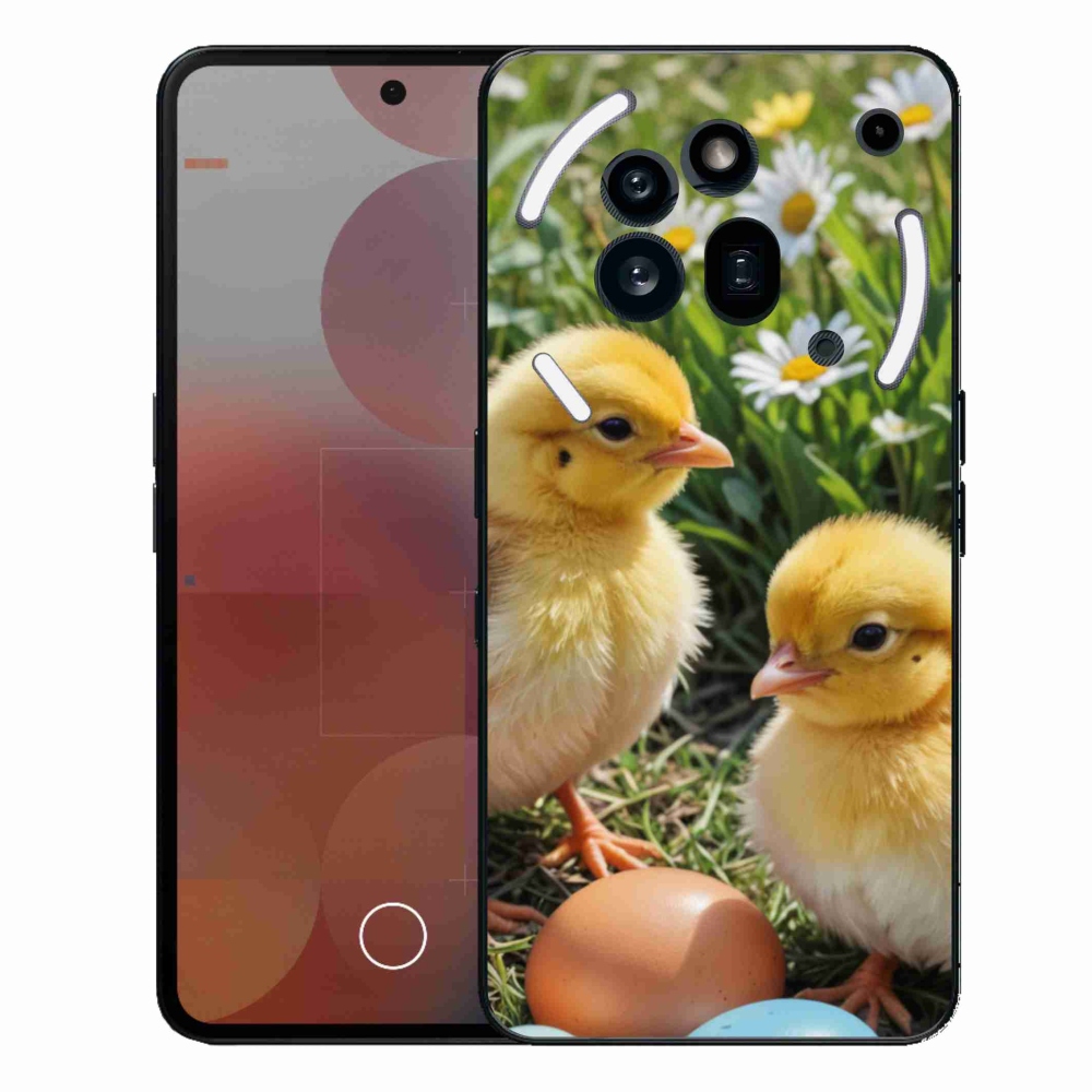 Gelový kryt mmCase na Nothing Phone (3a) Pro - kuřátka
