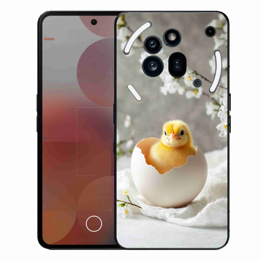 Gelový kryt mmCase na Nothing Phone (3a) Pro - kuřátko