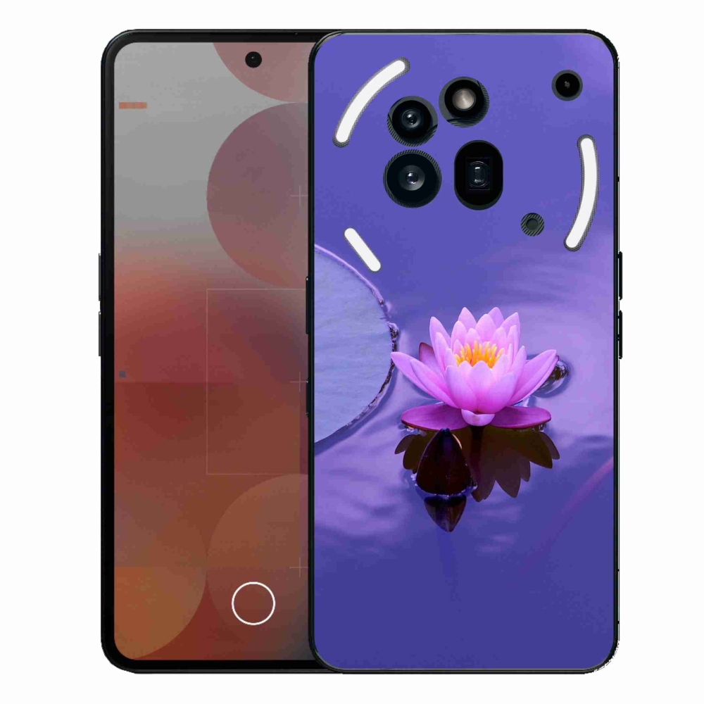 Gelový kryt mmCase na Nothing Phone (3a) Pro - květ na hladině