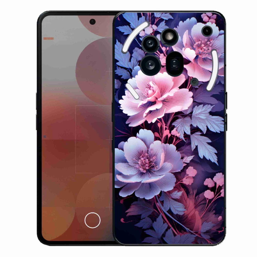 Gelový kryt mmCase na Nothing Phone (3a) Pro - květiny 11