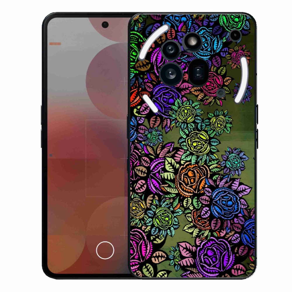 Gelový kryt mmCase na Nothing Phone (3a) Pro - květiny 6
