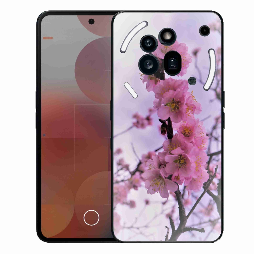 Gelový kryt mmCase na Nothing Phone (3a) Pro - květiny 7