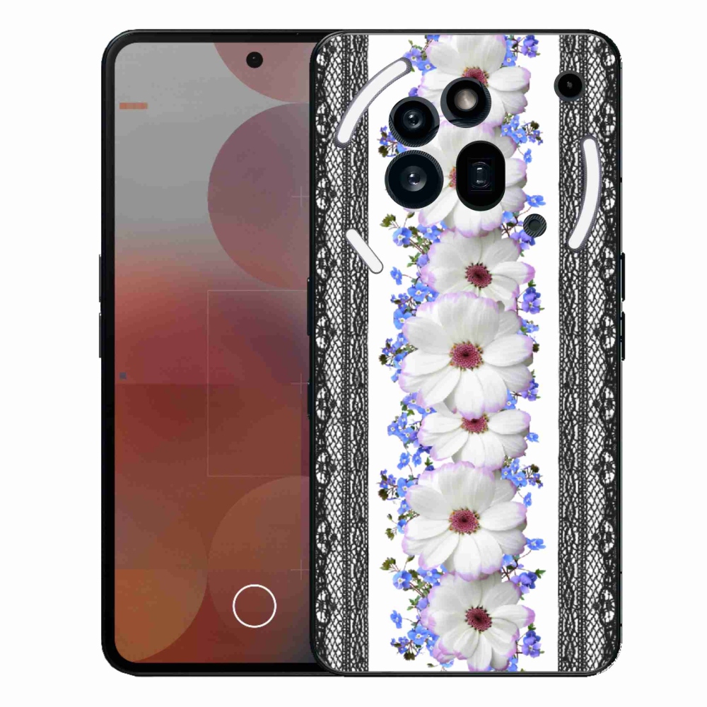 Gelový kryt mmCase na Nothing Phone (3a) Pro - květiny 8