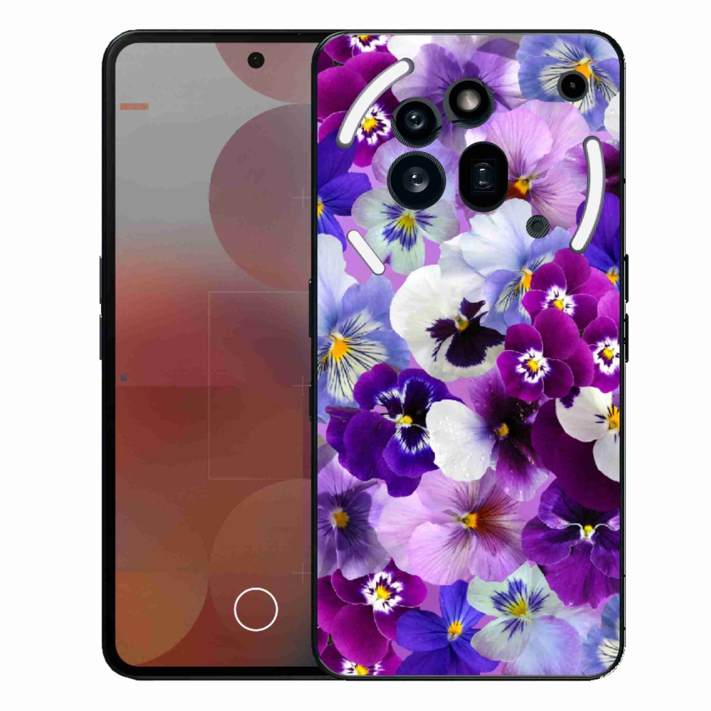 Gelový kryt mmCase na Nothing Phone (3a) Pro - květiny 9