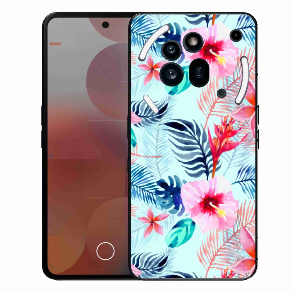 Gelový kryt mmCase na Nothing Phone (3a) Pro - květiny