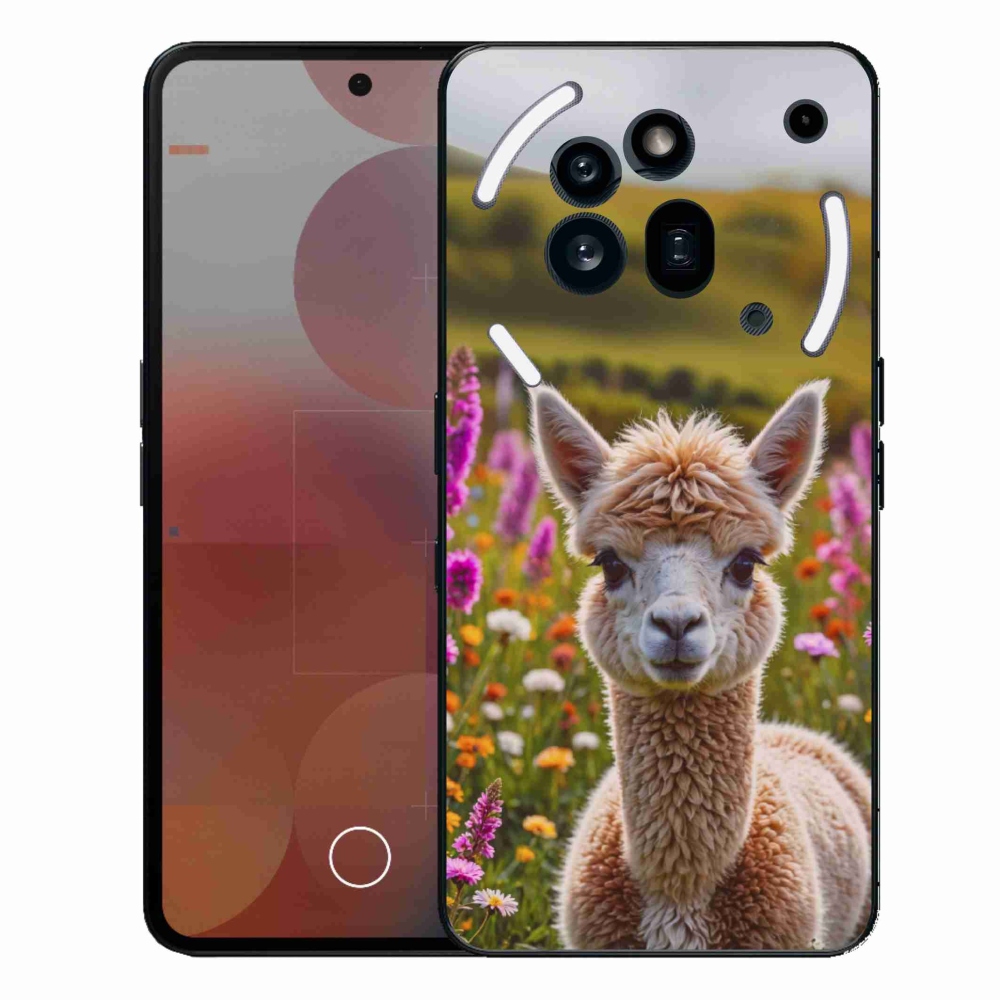 Gelový kryt mmCase na Nothing Phone (3a) Pro - lama na louce