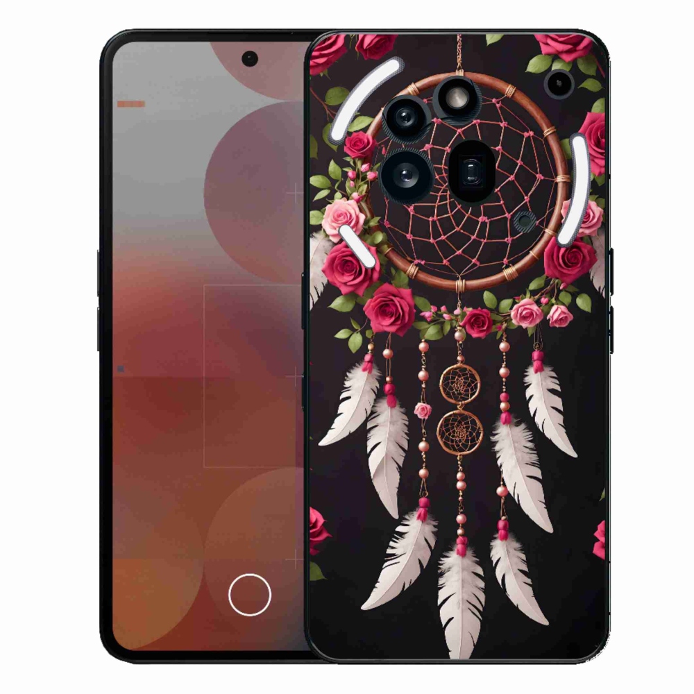 Gelový kryt mmCase na Nothing Phone (3a) Pro - lapač snů s růžemi