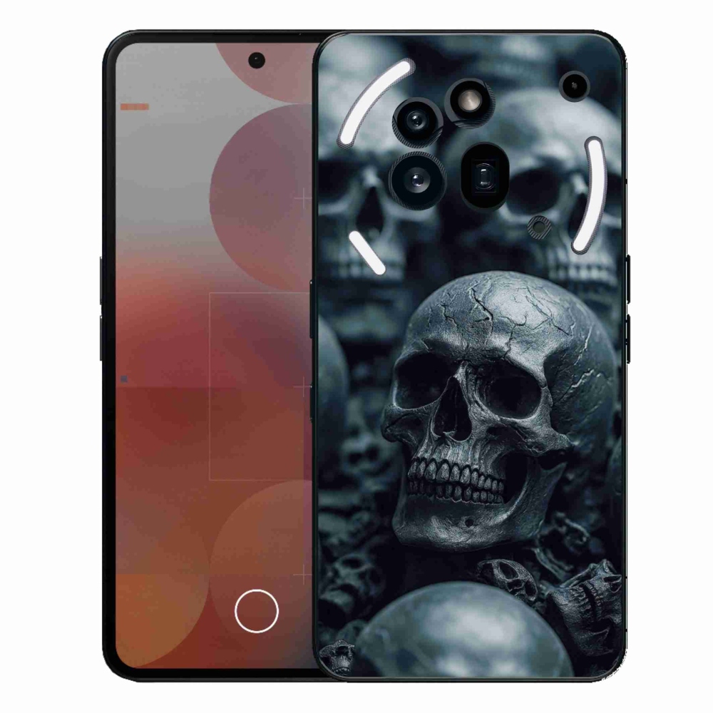 Gelový kryt mmCase na Nothing Phone (3a) Pro - lebka 2