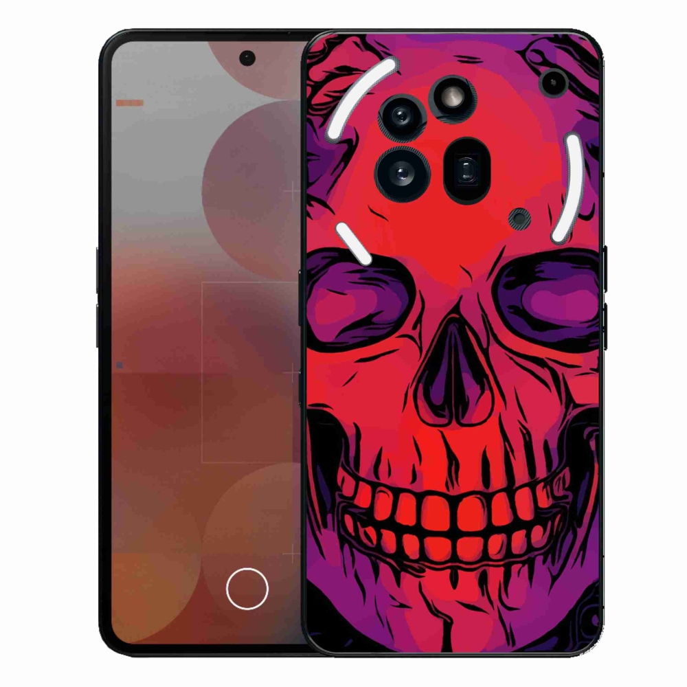 Gelový kryt mmCase na Nothing Phone (3a) Pro - lebka