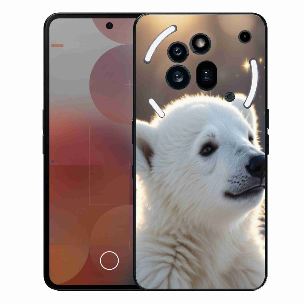 Gelový kryt mmCase na Nothing Phone (3a) Pro - lední medvěd