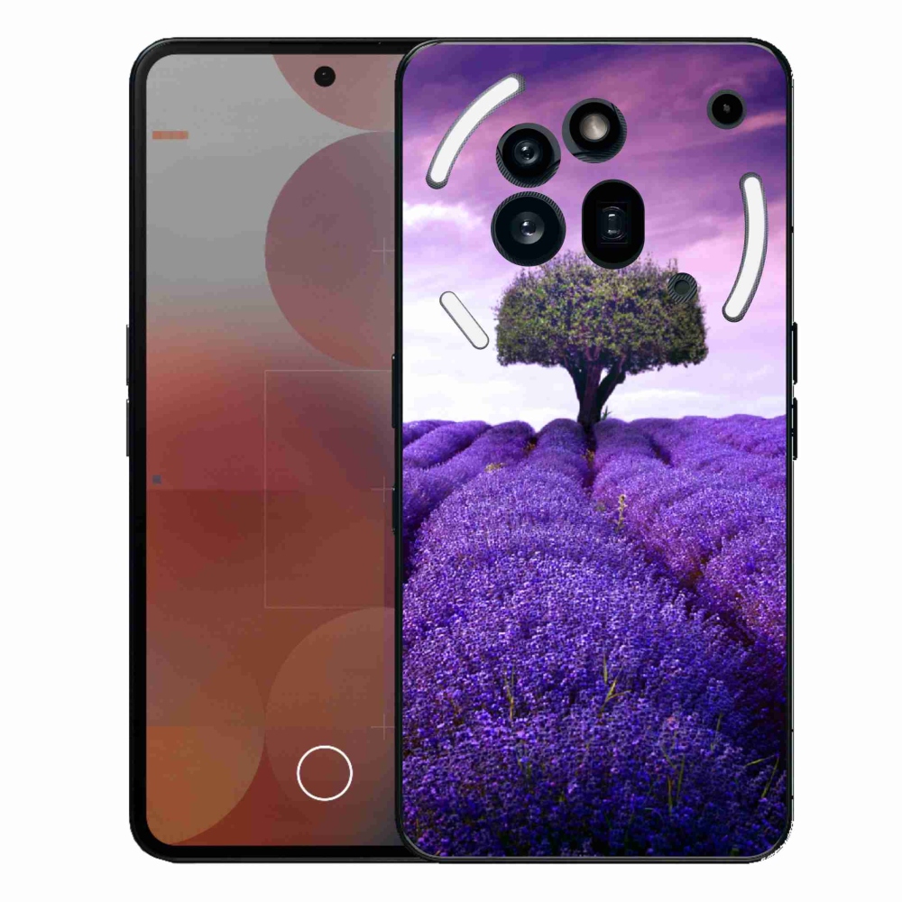 Gelový kryt mmCase na Nothing Phone (3a) Pro - levandulová louka