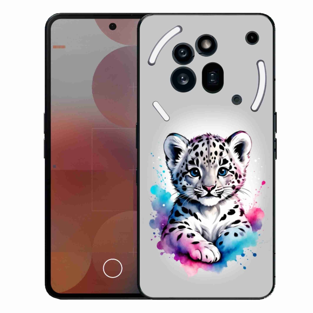 Gelový kryt mmCase na Nothing Phone (3a) Pro - levhartí mládě