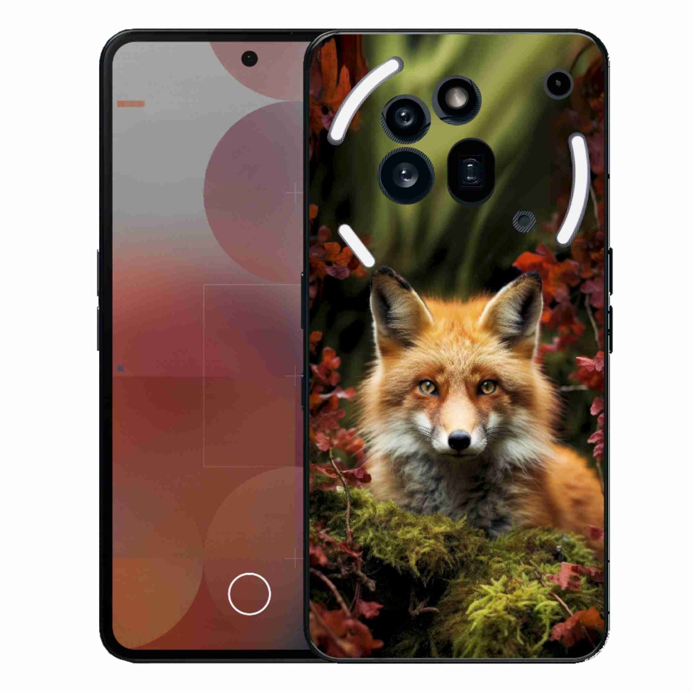 Gelový kryt mmCase na Nothing Phone (3a) Pro - liška v lese