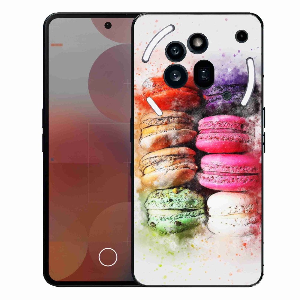 Gelový kryt mmCase na Nothing Phone (3a) Pro - makrónky