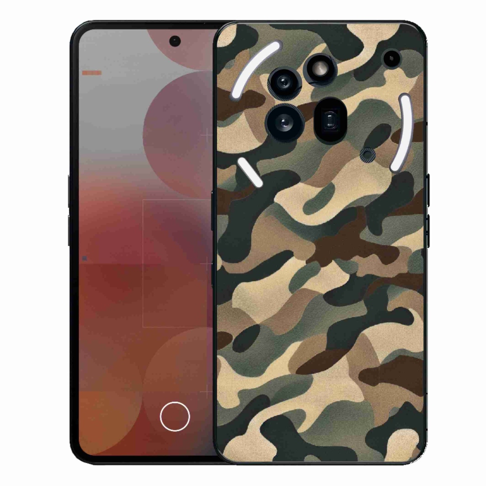 Gelový kryt mmCase na Nothing Phone (3a) Pro - maskáčový vzor 11
