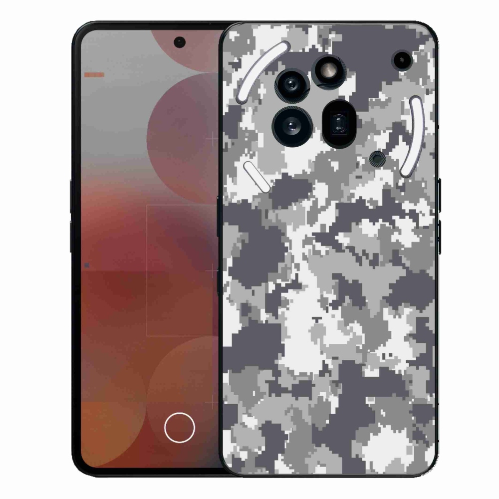 Gelový kryt mmCase na Nothing Phone (3a) Pro - maskáčový vzor 2